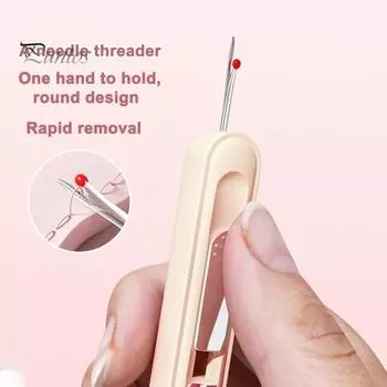 1/2/3 шт. 2-в-1 нитевдеватель для удаления нити DIY ручное шитье вышивка крестиком ремесла резак для заправки нити в иглу инструменты для удаления нити 1pc