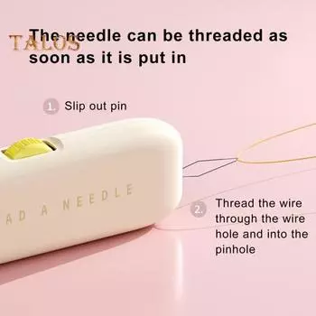 1/2/3 шт. 2-в-1 нитевдеватель для удаления нити DIY ручное шитье вышивка крестиком ремесла резак для заправки нити в иглу инструменты для удаления нити 1pc baby голубой
