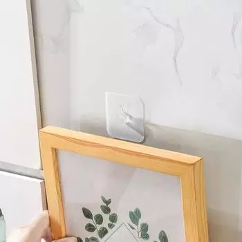 1/2/3PCS Hanging Hook Strong Load-bearing Long-lasting Adhesion Decorative Invisible Installation Home Decoration