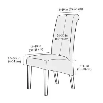 1/2/4/6PCS Dining Chair Cover Elastin Non-slip PU Leather Chair Slipcovers Long Back Solid Color Seat Covers Banquet Hotel Decor 1PC