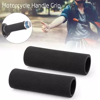 1/2/4 Pair Universal Motorcycle Handlebar Sleeve Grip Foam Anti Slip Vibration Hand Grips Gloves Levers Cover Motorcycle Grips