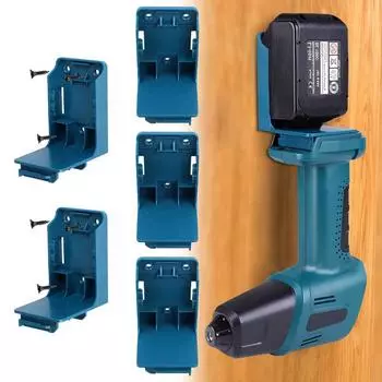 1/2/5шт настенный держатель 2-в-1 для дрели Makita 14.4V 18V, держатель батареи для литиевой батареи Makita 18V BL1830 BL1850
