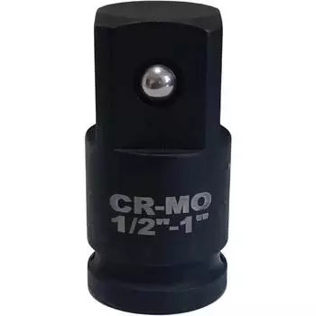 1/2 Drive to 1 Inch Impact Socket Adapter and Reducer for Auto Construction 1pc чёрный