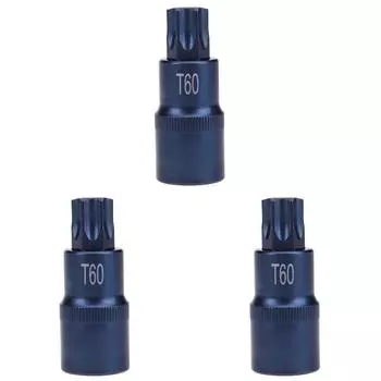 1/2 Inch Socket Bits Adapter Torx Socket Adapter Repair Hand Tool (T60)