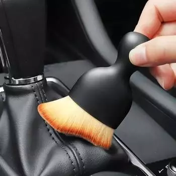 1-2 Pcs Car Interior Dust Sweeping Soft Brush Car Washing Tool Keyboard Gap Car Dust Brush out Trend Cleaning Brush