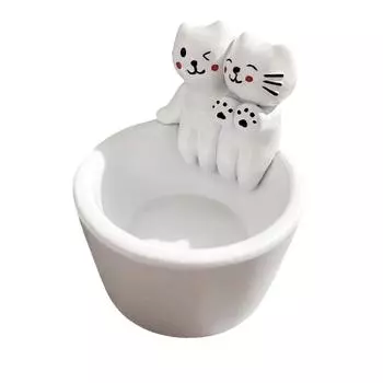 1/2 шт. Подсвечник в виде котенка для влюбленных, милый подсвечник в виде кота на гриле, декоративный настольный подарок на день рождения для друзей