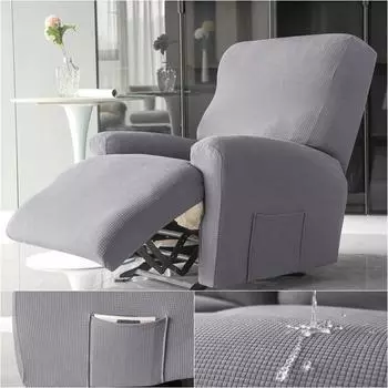 1/2 сиденье, водоотталкивающее кресло, чехол для дивана, кресло для гостиной, чехол для стула, ленивый мальчик, чехол для кресла с откидной спинкой, защита для мебели