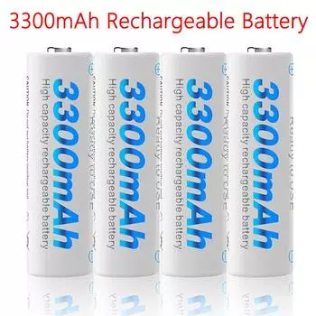 1,2 В AA 2A NIMH 3300 мАч AA аккумуляторная батарея Aa Ni-MH аккумуляторная батарея для игрушек для камеры KTV микрофоны 1pcs