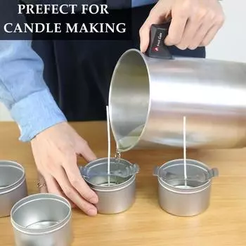 1.2L/3L горшок для плавления свечей алюминиевая чашка для плавления воска горшок для плавления воска горшок для заливки свечей домашний инструмент для плавления мыла и шоколада