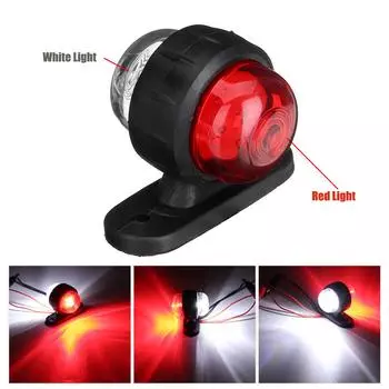 1/2Pcs 12V 24V Truck Trailer Lights Светодиодные боковые габаритные огни Сигнальная лампа Грузовик Трактор Габаритные огни Парковка