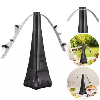 1/2Pcs Fly Repellent Fan Fly Destroyer Keep Flies Away Pest Repellent Table Fan Battery Powered Fly Spinner for Outdoor Dining