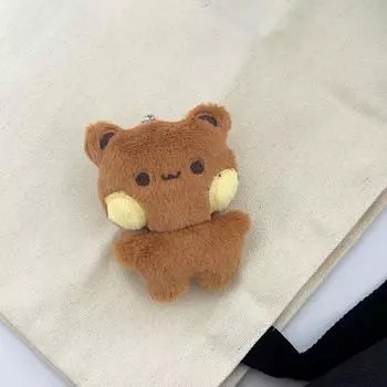 1/2Pcs Panda Bubu Yier Magnetic Suction Couple Keychain Pendant Creative Bag Decoration Accessories Kawaii Keyring Gifts