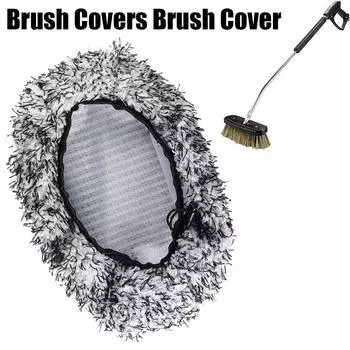 1/2pcs Replacement Cloth Cover For Car Long Handle Brush Head Car Wash Brush Plush Mop Brush Cover Car Cleaning Car Accessories
