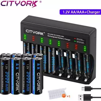 1.2V NI MH AA 2a аккумуляторные батареи 3000mAh aa ni-mh батарея+8 solt LCD зарядное устройство для 1.2V NIMH 2a 3a батареи aa aaa батарея 4 batteries