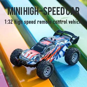 1:32 4CH 2WD 2,4 ГГц Мини 25 км/ч Высокоскоростной автомобиль с дистанционным управлением Игрушки в подарок зелёный