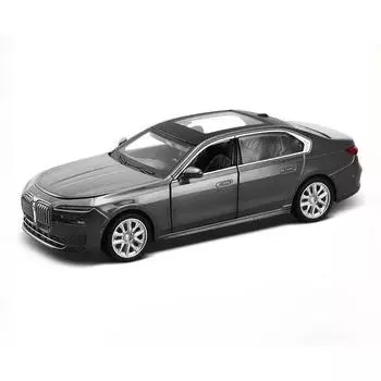 1/32 масштаб BMW I7 роскошный автомобиль литые литые машины и игрушечные транспортные средства модель автомобиля миниатюрная масштабная модель автомобиля игрушки для детей серый