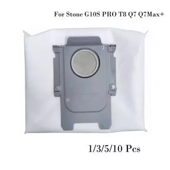 1/3/5/10 шт. пылесос пылесборник для камня G10S PRO T8 Q7 Q7Max + подметальная машина нетканый пылесборник фильтр-мешок мешок для мусора запасные части 1 Pc