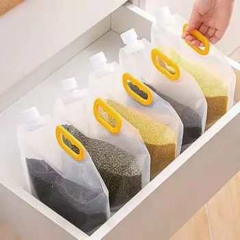 1/3/5PCS Kitchen Sealed Storage Bag Moisture-proof Sealed Bag Fresh-keeping Packaging Bags Food-grade Kitchen Storage 1PC