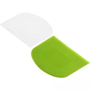 1/3/5PCS Plastic Scraper Feel Comfortable Safety Material Pe Baking Tool Soft Scraper Easy To Clean Small And Portable 2 Colours