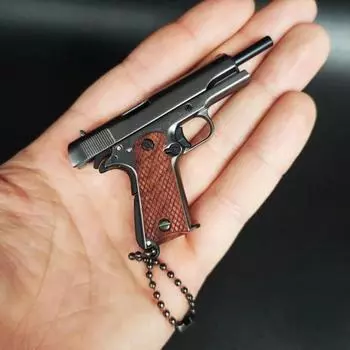 1:3 масштаба сплава Colt 1911 пистолет мини пистолет металлический брелок Colt 1911 пистолет брелок игрушка-фиджет PUBG пистолет подарок PUBG украшения игрушки