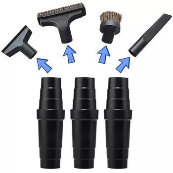 1/3 Pcs Universal Vacuum Cleaner Power Tool Plastic Dust Extraction Hose Pipe Connector Converter Sweeper Accessories