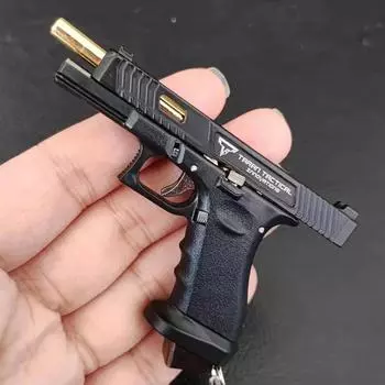 1:3 полусплавных G34 TTI пистолет модель брелок разборный мини пистолет игрушка сумка для рукоделия кулон для детей взрослых