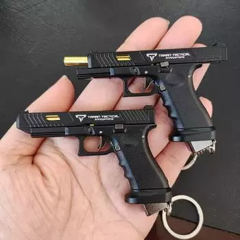 1:3 полусплавных пистолета G34 TTI модели 1911 G17 брелок разборный мини-пистолет игрушка сумка подвеска для детей взрослых