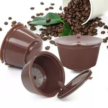 1/3 шт. Капсулы многоразовые фильтры Dolce Gusto многоразовые капсулы чашка совместима с пластиковыми капсулами кофейная посуда кухонные принадлежности