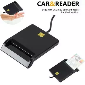1-3 шт. USB 2.0 считыватель смарт-карт стабильный умелый многофункциональный для DNIE ATM CAC IC ID Bank считыватель SIM-карт доступный простой в использовании