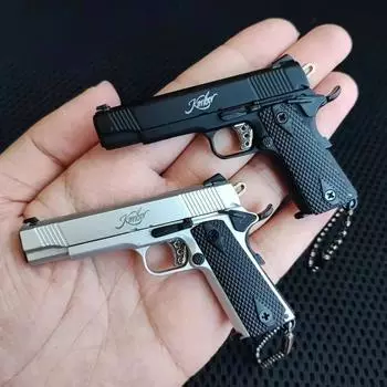 1:3 сплава 1911 92f мини пистолет модель брелок подвеска съемный поддельный игрушечный пистолет для PUBG оружие для взрослых детей рождественский подарок