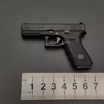 1:3 сплава Glock пистолет модель миниатюрный съемный игрушечный пистолет брелок рюкзак кулон украшение подарок для мальчиков взрослых