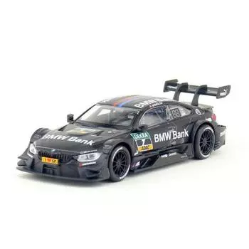1:43 DTM Черный BMW M4 #7 Гоночная спортивная модель литого под давлением металлического автомобиля BN
