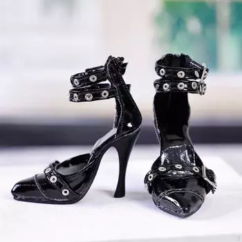 1:4 Scale High Heeled Shoes Fashion Shoes, Женская обувь, Кукольные босоножки для фигурок, Боди Dress up Doll