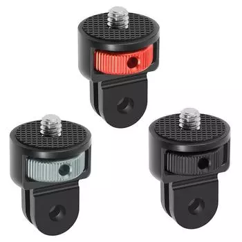 1/4 Screw Converter Tripod Adapter for Gopro 13 12 11 10 9 8 Insta360 X4 X3 DJI Action 4 5Pro Camera Monopod Mount Accessories Universal