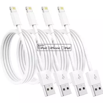 1-4 шт. 20 Вт 3,3 фута/6,6 фута кабель для быстрой зарядки для iPhone 14 13 12 11 Pro Max Plus XR Xs телефон кабель для передачи данных зарядное устройство аксессуары 1m