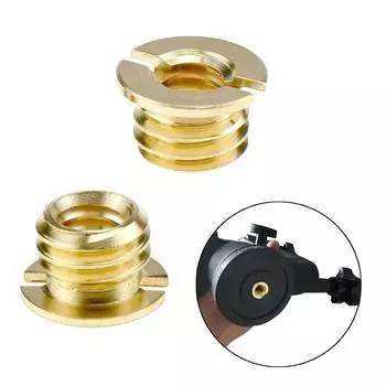 1/4 to 3/8 Adapter Screw Nut for Tripod Ptz Interface Ptz Quick Conversion Screws 5Pieces