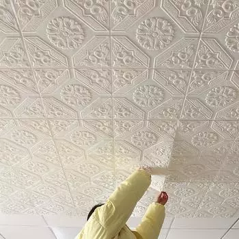 1/5/10 шт. 35*35 см 3D наклейки на кирпичную стену DIY Декор самоклеящиеся водонепроницаемые обои для детской комнаты Спальня Кухня домашний декор стен 1pcs 35*35cm белый