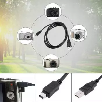 1,5 м 12-контактный кабель для передачи данных USB-кабель для цифровой камеры Olympus