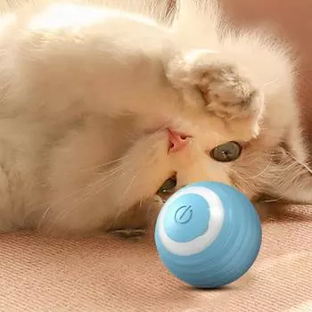 1-5 шт. Интерактивная игрушка для кошек со светодиодными лампами, автоматический движущийся, прыгающий, катящийся мяч, перезаряжаемый умный мяч для кошек в помещении