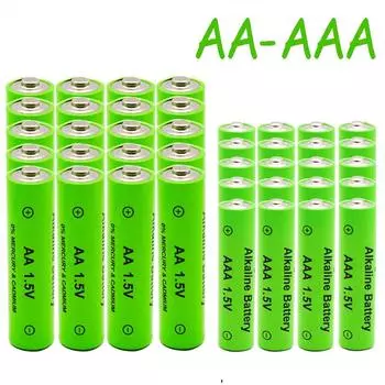 1,5 В AA/AAA NI MH перезаряжаемая щелочная батарея для фонарика, игрушки, часы, MP3, электрическая игрушка, плеер с дистанционным управлением, замена 2pcs AAA