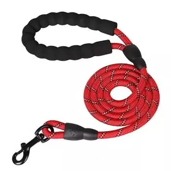 1.5M Pet Leash with Reflective Comfortable Padded Handle for Small Medium and Large Dogs Dog Leash Dog Harness Set Dog Collar 150cm чёрный