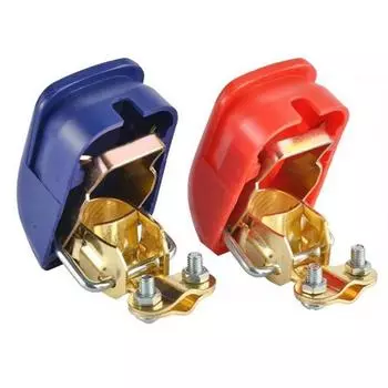 1.5mm Car Battery Terminals 12V 24V Lift Off Connector Clamps 1 Pair Battery Terminals Clamps Boat 1Pair