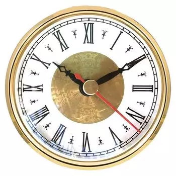 1.5V AA Battery DIY Clock Movement 80mm Clock Insert Battery Powered Electroplated Material Large Black Numerals CHINA