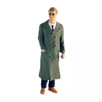 1/64 Фигурка Модель Диорамы Настольный Орнамент Микро Ландшафт DIY Проекты Поезд Железная Дорога S Масштаб Women