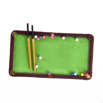 1:64 Scale Mini Pool Table Model, Miniary Persons Accessory, Resin Architectural Miniature