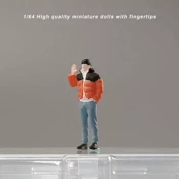 1/64 Scale People Figurine Miniature Scene Decor Desk Decoration Resin Collectibles Figure