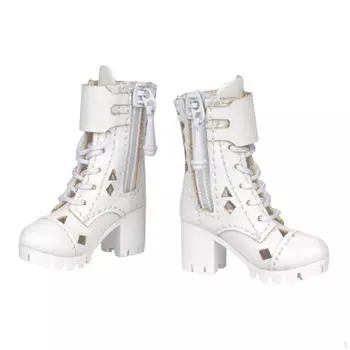 1/6 Boot High Heeled Shoes for 12inch Figures up Accessories чёрный