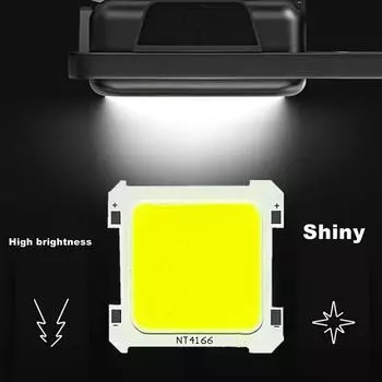 1/6PCS White Light High Power LED COB Integrated Chip High Brightness Spotlight Tube Light Portable Camping Light Accessories 1 Pcs