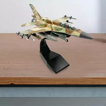 1/72 Модель самолета F-16i из сплава, коллекция Коллекционные украшения Украшения Подарки