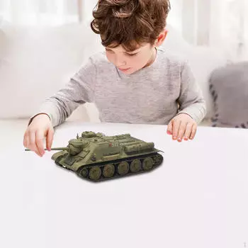 1:72 Русская модель танка СУ 85М Грузовик 4D Настольный декор Коллекционные игрушки Строительство